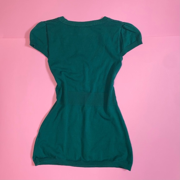 Y2K preppy-girl emerald top 💚 - Picture 3 of 3